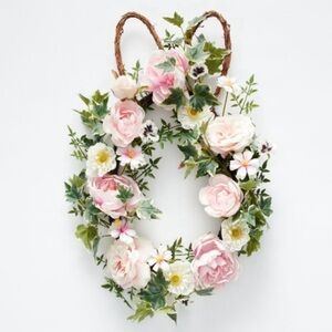 ❤️SOLD❤️Brand New Pottery Barn Bunny Rose Wreath